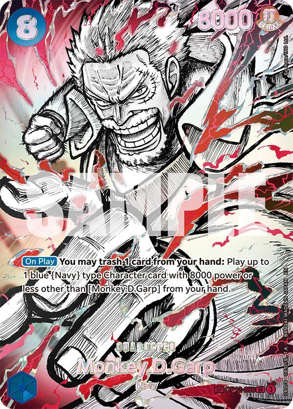 Monkey.D.Garp (OP12-056) (SP) [The World's Strongest Warriors]