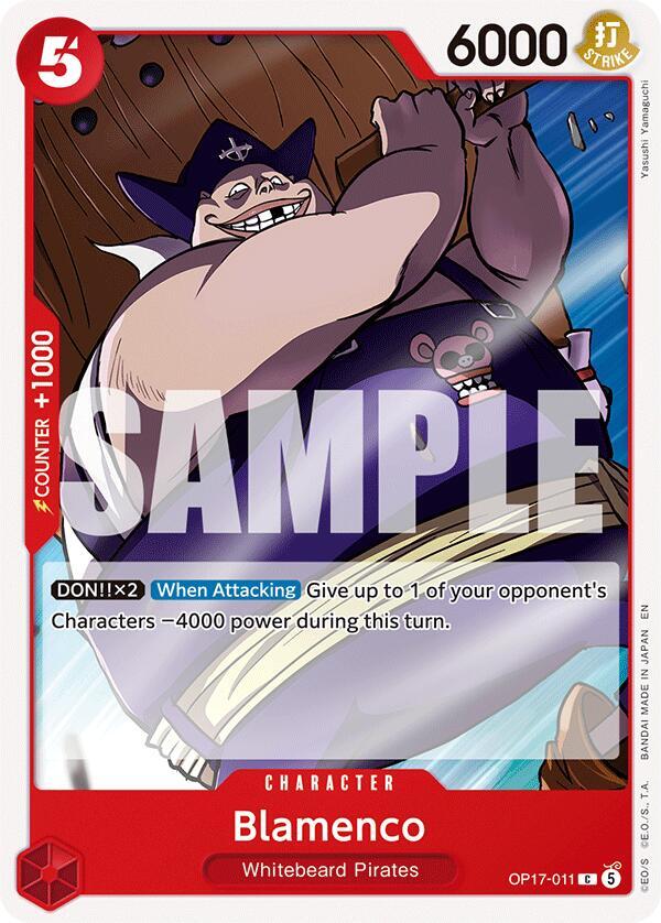 Blamenco (OP17-011) [The World's Strongest Warriors]