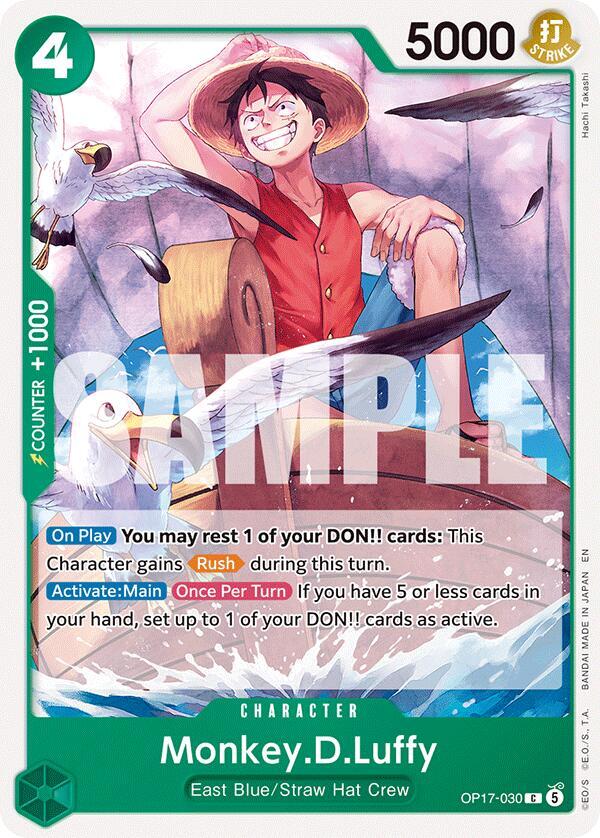 Monkey.D.Luffy (030) (OP17-030) [The World's Strongest Warriors]
