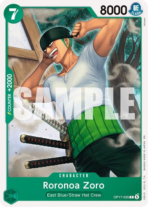 Roronoa Zoro (035) (OP17-035) [The World's Strongest Warriors]