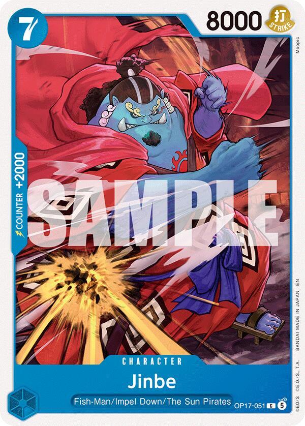 Jinbe (051) (OP17-051) [The World's Strongest Warriors]