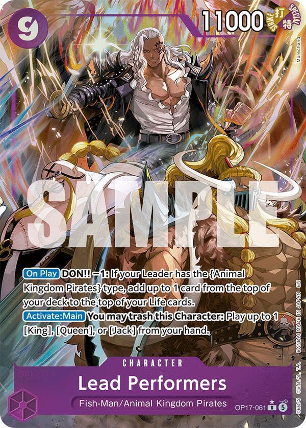 Lead Performers (Alternate Art) (OP17-061) [The World's Strongest Warriors]