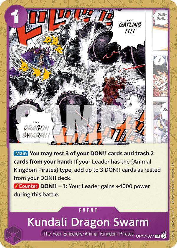 Kundali Dragon Swarm (OP17-077) [The World's Strongest Warriors]