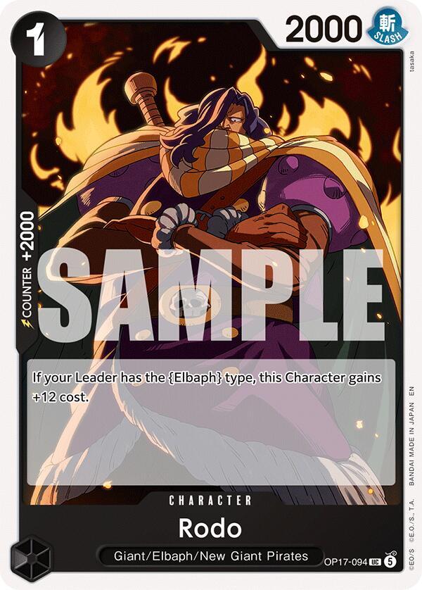 Rodo (OP17-094) [The World's Strongest Warriors]