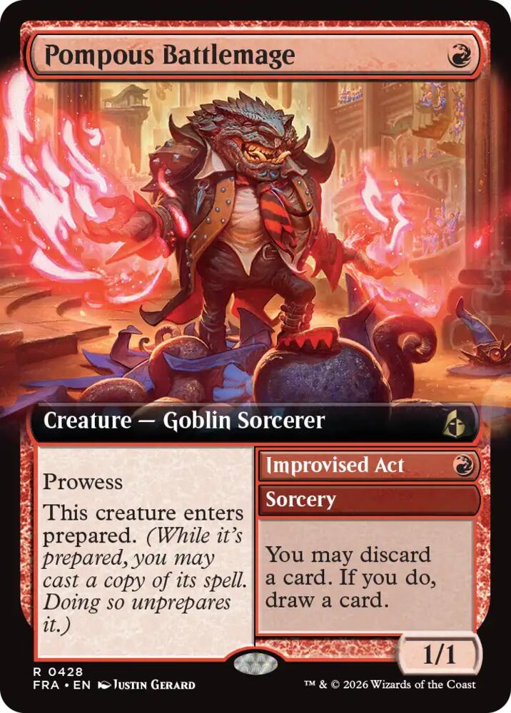 Pompous Battlemage (Extended Art) (428) [Reality Fracture]