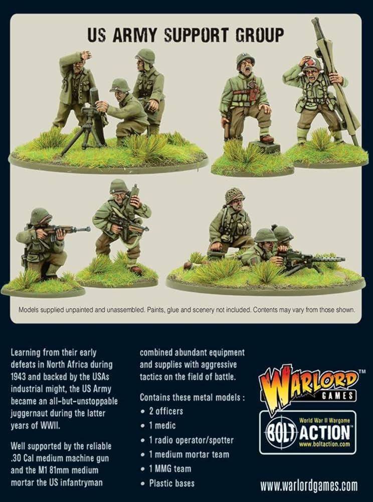 Bolt Action: US Army Support Group (EN)