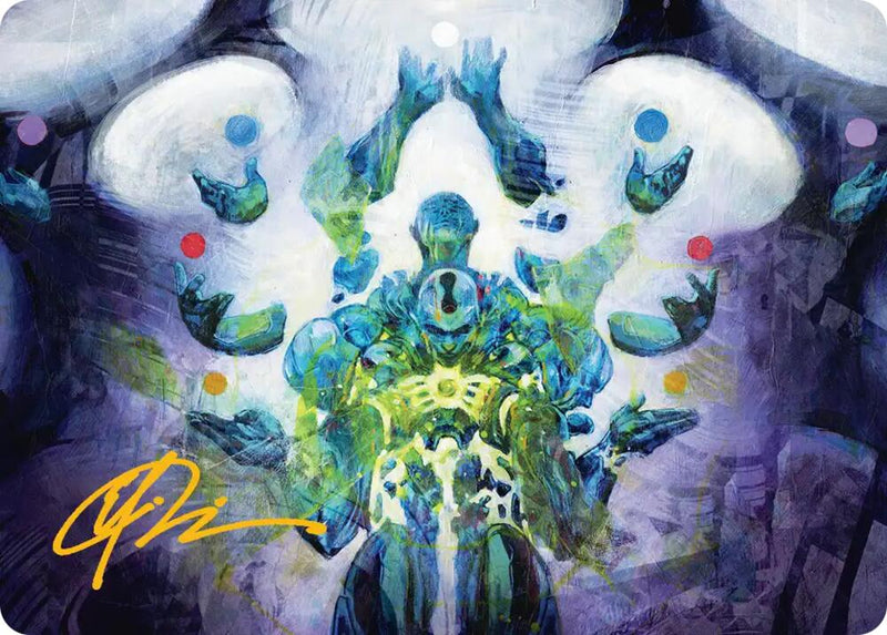 Avatar of Burgeoning Echoes Art Card (Gold-Stamped Signature) (24) [Reality Fracture Art Series]