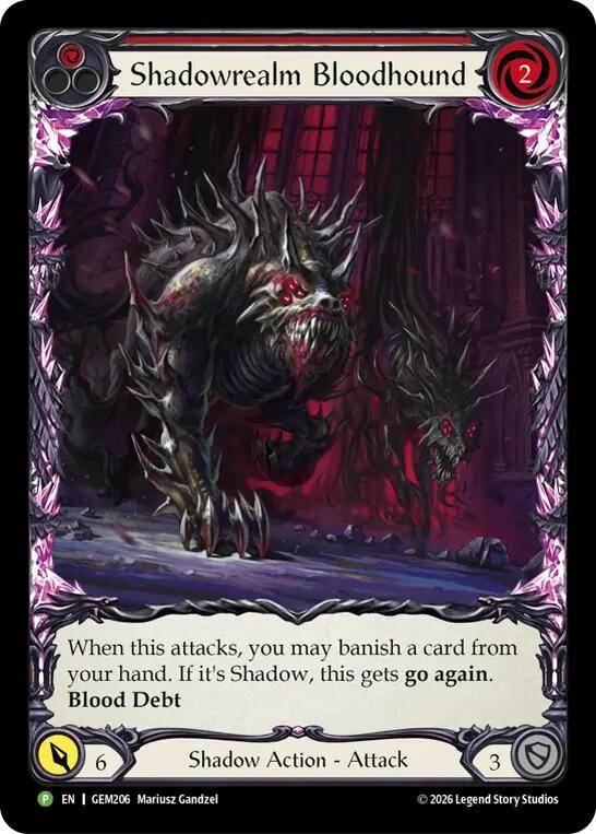 Shadowrealm Bloodhound (GEM206) [GEM Pack 6]