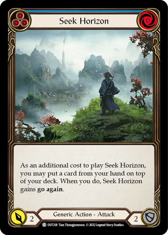 Seek Horizon (Blue) [Outsiders]
