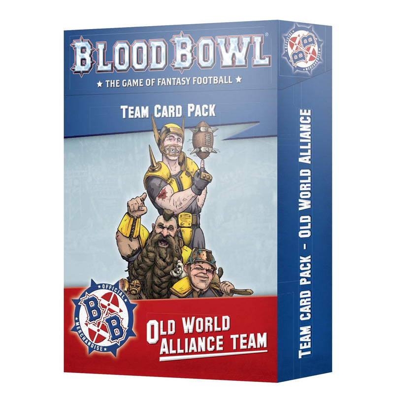 BLOOD BOWL - OLD WORLD ALLIANCE TEAM CARD PACK (FR)