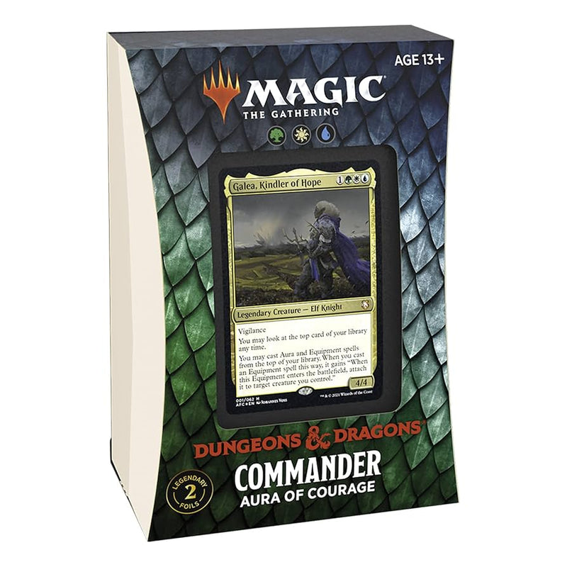 MTG Dungeons & Dragons Commander Deck Aura of Courage (Anglais)