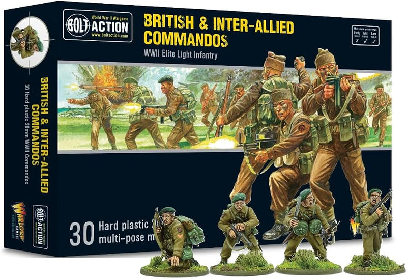Bolt Action : Commandos Britanniques Et Interalliés (Précommande)