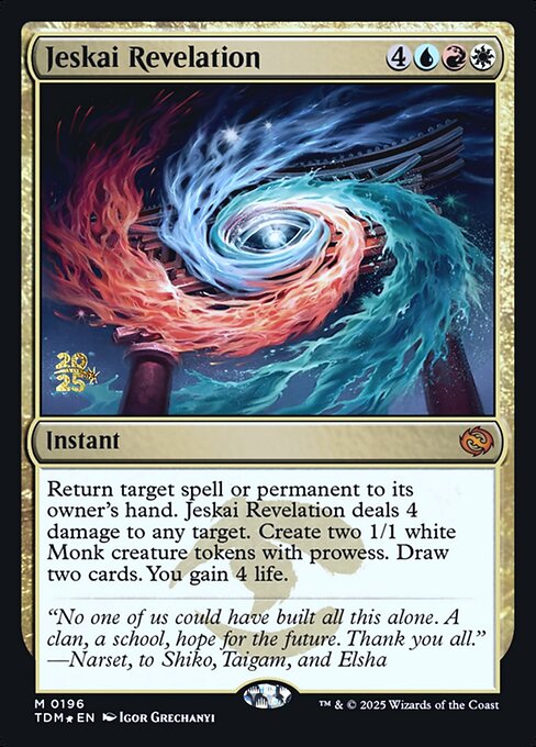 Jeskai Revelation (196s) [Tarkir: Dragonstorm Promos]