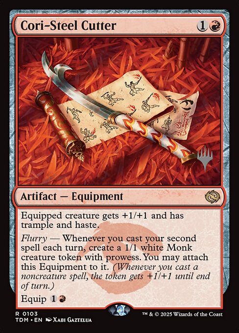 Cori-Steel Cutter (103p) [Tarkir: Dragonstorm Promos]