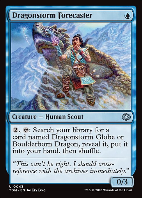 Dragonstorm Forecaster (43) [Tarkir: Dragonstorm]