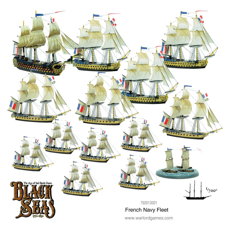 Black Seas: French Navy Fleet (1770 - 1830) (Preorder)