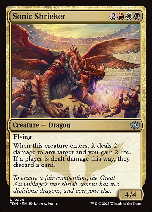 Sonic Shrieker (226) [Tarkir: Dragonstorm]