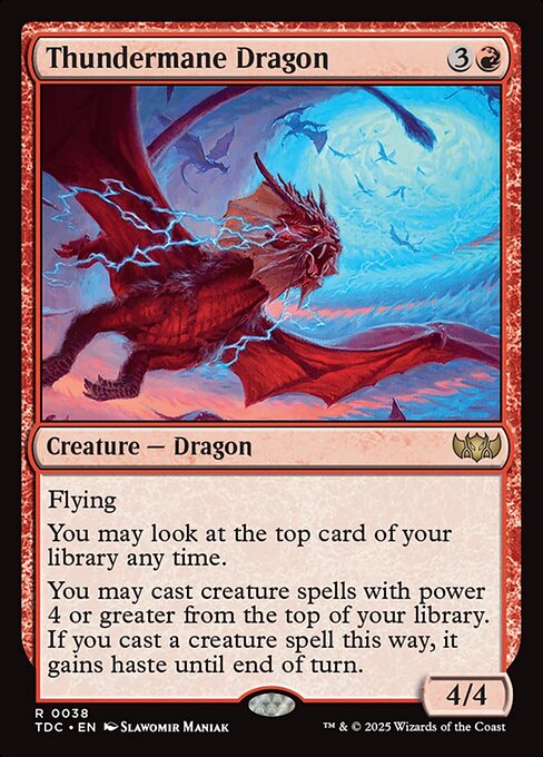 Thundermane Dragon (38) [Tarkir: Dragonstorm Commander]