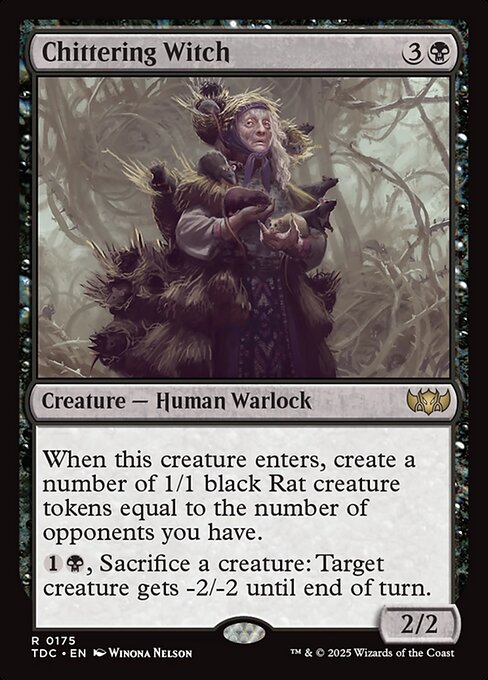 Chittering Witch (175) [Tarkir: Dragonstorm Commander]