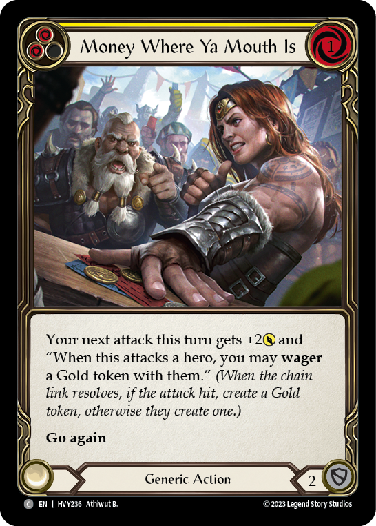 Money Where Ya Mouth Is (Yellow) [Heavy Hitters]