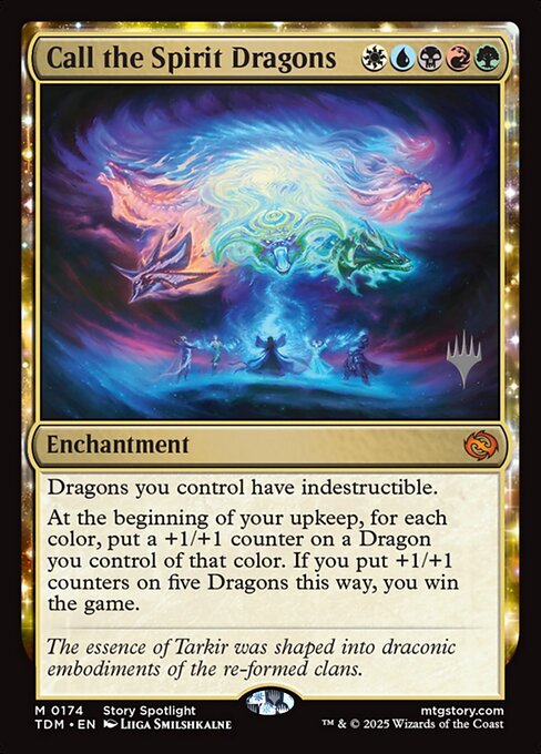 Call the Spirit Dragons (174p) [Tarkir: Dragonstorm Promos]