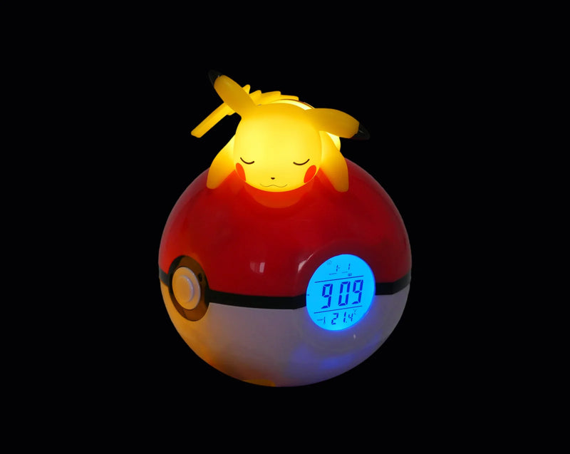 Teknofun Pokemon Pikachu Light-Up FM Alarm Clock
