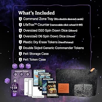 Nerd Gear: MTG Commander Essentials Kit Mystic Purple
