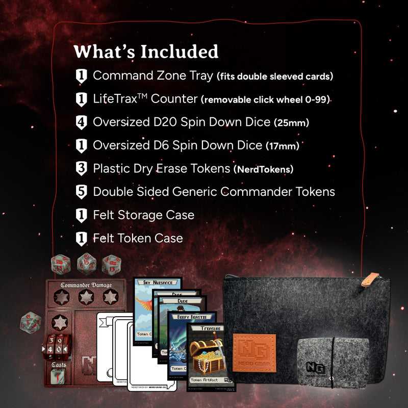 Nerd Gear: MTG Commander Essentials Kit Chaos Red