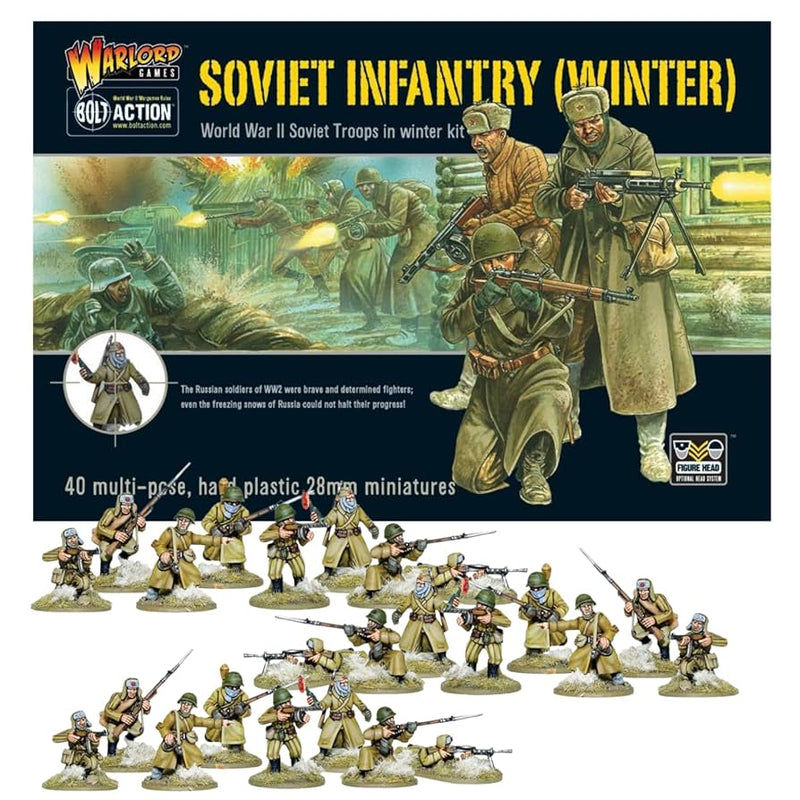 Bolt Action: Soviet Winter Infantry Plastic Box Set (EN)