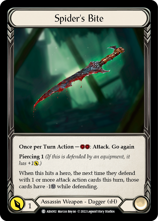 Spider's Bite [Outsiders] (Arakni Blitz Deck)