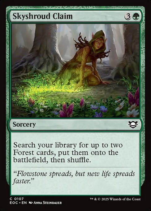 Skyshroud Claim (107) [Edge of Eternities Commander]