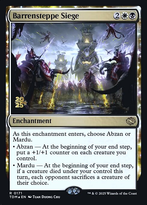 Barrensteppe Siege (171s) [Tarkir: Dragonstorm Promos]
