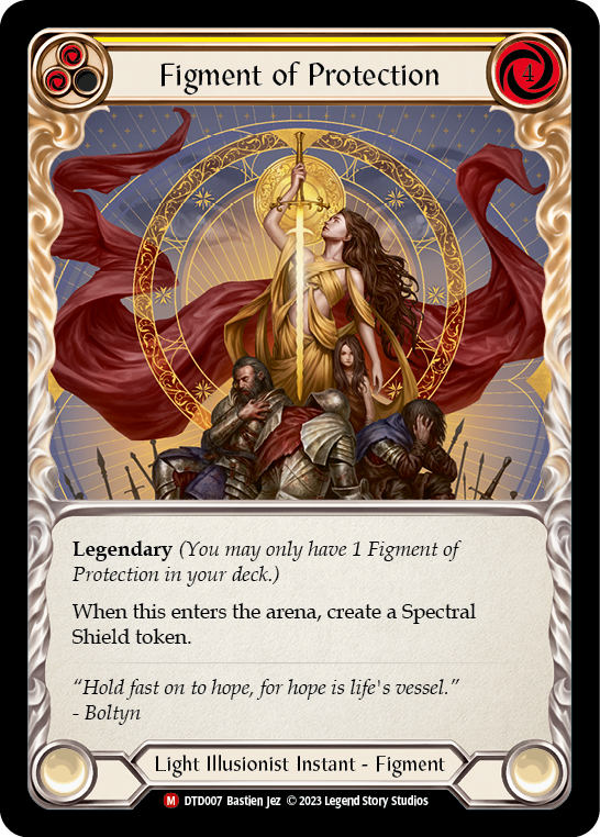 Figment of Protection // Aegis, Archangel of Protection [Dusk Till Dawn]