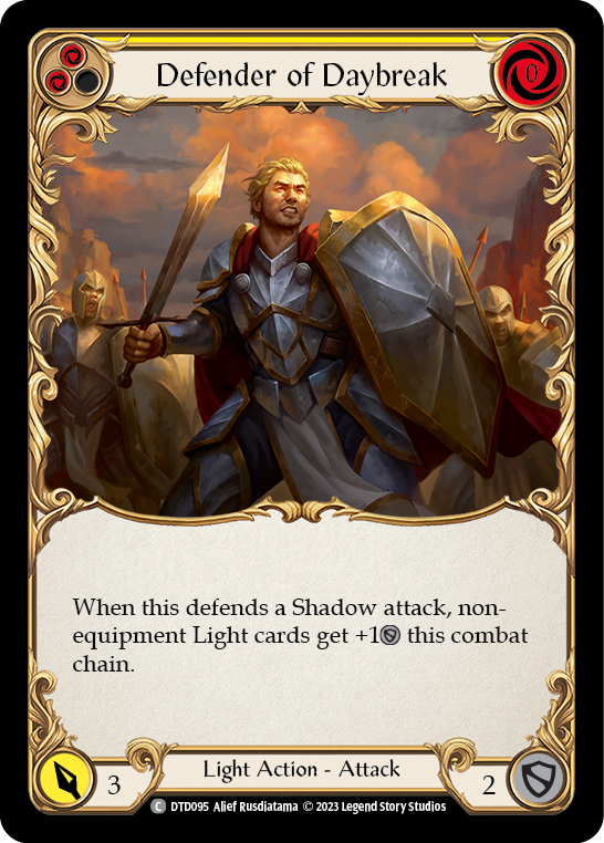 Defender of Daybreak (Yellow) [Dusk Till Dawn]