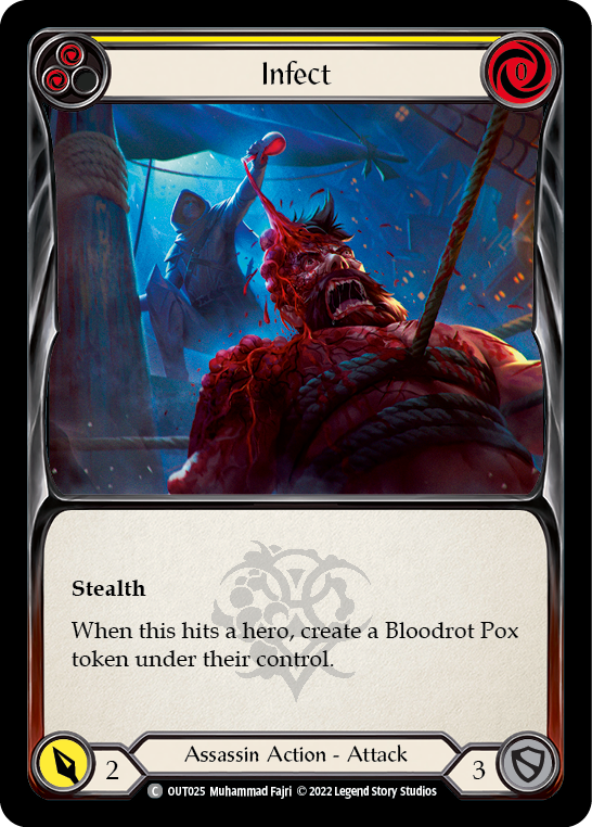 Infect (Yellow) [Outsiders] Rainbow Foil
