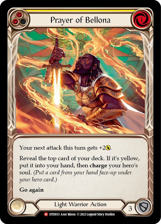 Prayer of Bellona [Dusk Till Dawn] Rainbow Foil