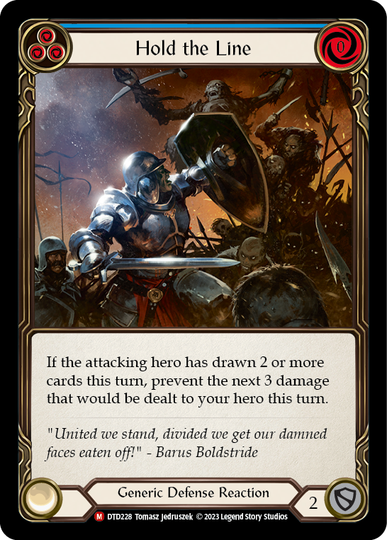Hold the Line [Dusk Till Dawn] Rainbow Foil