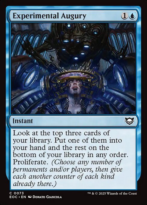 Experimental Augury (73) [Edge of Eternities Commander]