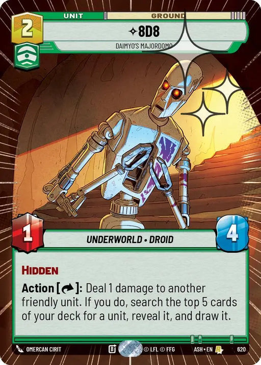 8D8 - Daimyo's Majordomo (Hyperspace Foil) (620) [Ashes of the Empire]