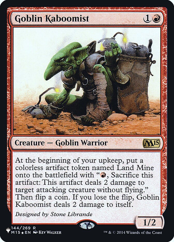Goblin Kaboomist [Secret Lair: Heads I Win Tails You Lose]