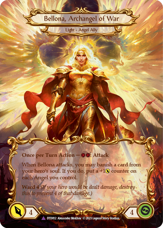Figment of War // Bellona, Archangel of War (Marvel) [Dusk Till Dawn] Cold Foil