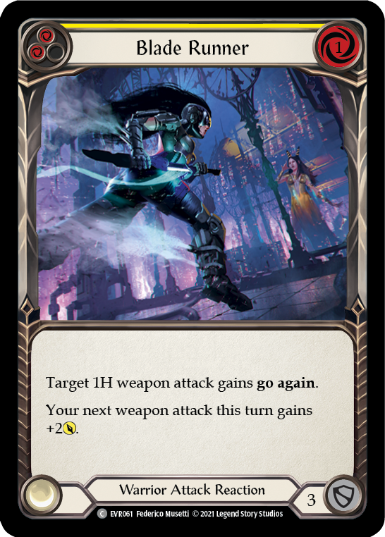 Blade Runner (Yellow) [Everfest] 1st Edition Rainbow Foil