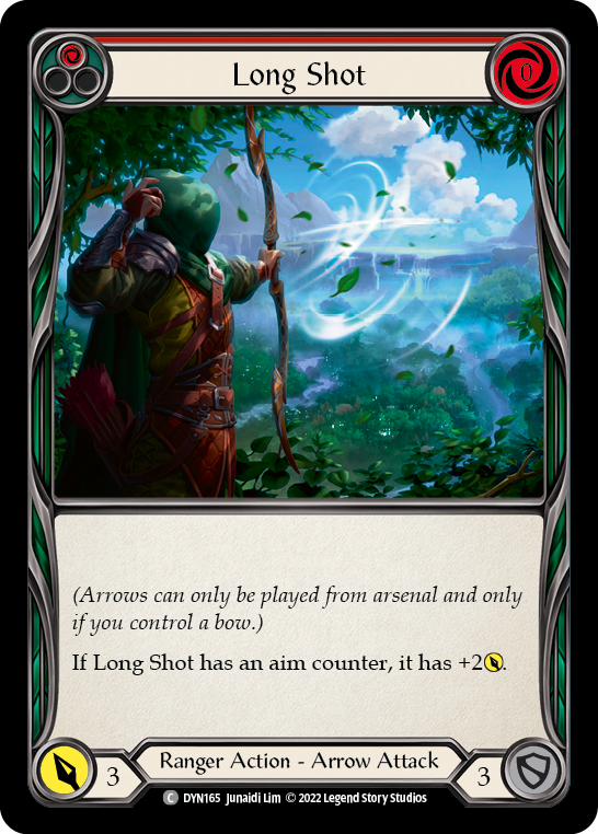 Long Shot (Red) [Dynasty] Rainbow Foil