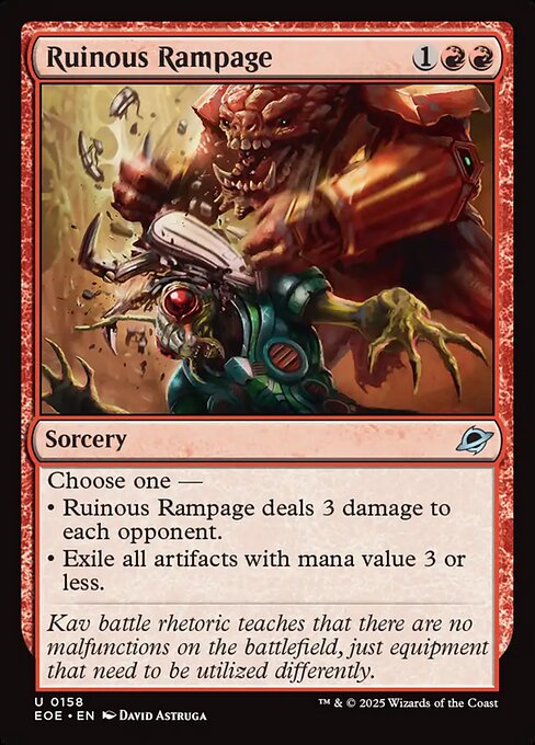 Ruinous Rampage (158) [Edge of Eternities]