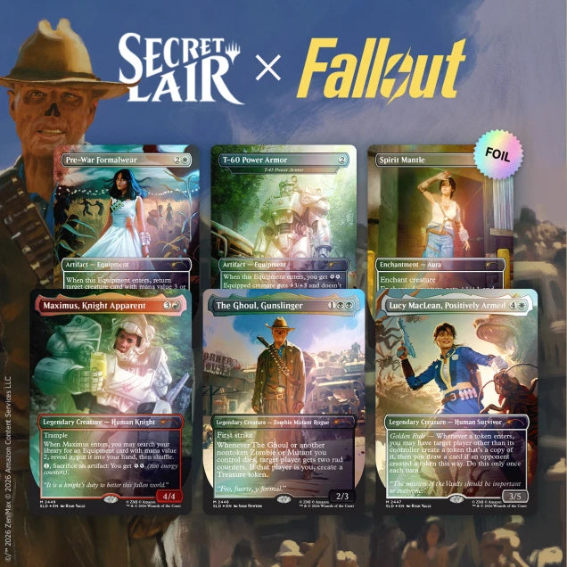 未開封 MTG Fallout Beyond Vault 33 Foil版 Secret Lair x Fallout®: Beyond Vault 33 Foil Edition — Le Coin du