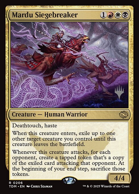 Mardu Siegebreaker (206p) [Tarkir: Dragonstorm Promos]