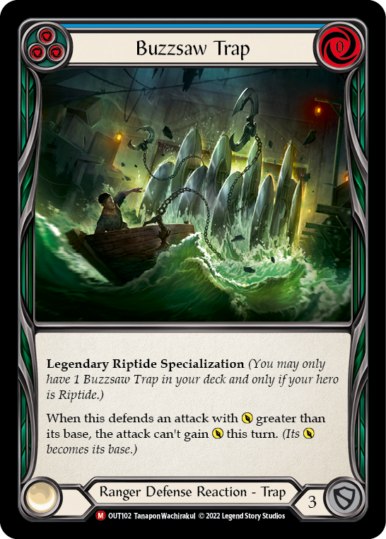 Buzzsaw Trap [Outsiders] Rainbow Foil