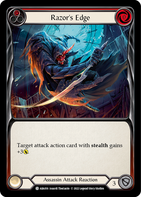 Razor's Edge (Red) [Outsiders] (Arakni Blitz Deck)