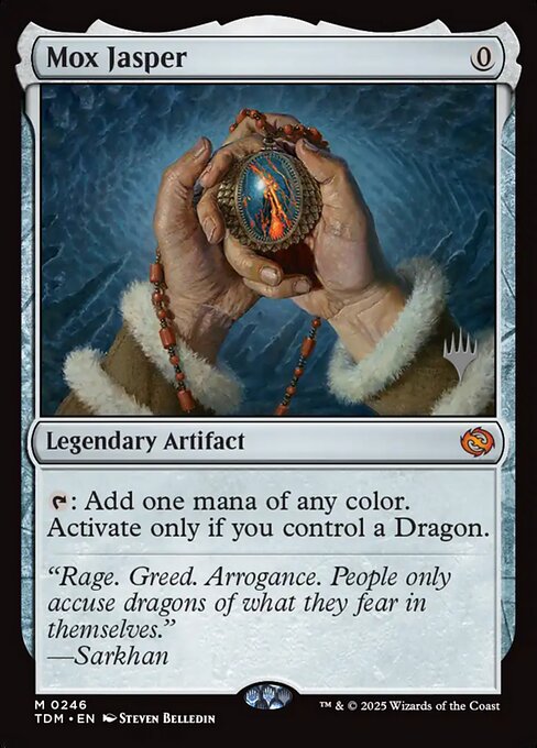 Mox Jasper (246p) [Tarkir: Dragonstorm Promos]