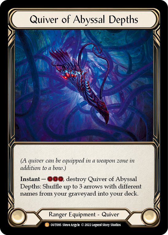 Quiver of Abyssal Depths [Outsiders] Rainbow Foil